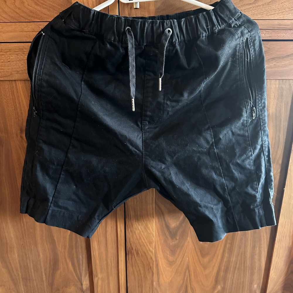 Zanerobe Charcoal Drawstring Shorts
